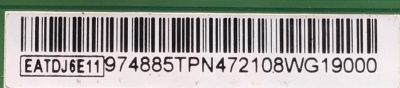 KIT DE TARJETAS PARA TV INSIGNIA / MAIN (G)XKCB02K060000X / 715GA715-M01-B00-005K / FUENTE (X)PLTVJI351XXB3 / 715G9187-P01-009-003S / T-CON 5565T55C19 / 65T55 C0G CTRL / PANEL TPT650UA-QVN07.U REV:S500W / DISPLAY T650QVN07.5 / MODELO NS-65DF710NA21 - Imagen 5
